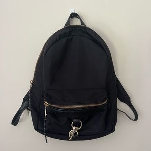 Rebecca Minkoff Black Backpack with Gold detailing